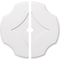 Ekena Millwork Percival Architectural Grde PVC Contemporary Ceiling Medallion, Two Piece, 40"OD x 3"ID x 14"C x 1"P CMP40PL2-03000 - alternate 1